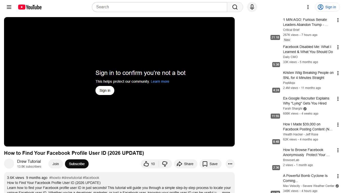 How to Find Your Facebook Profile User ID (2026 UPDATE) - YouTube