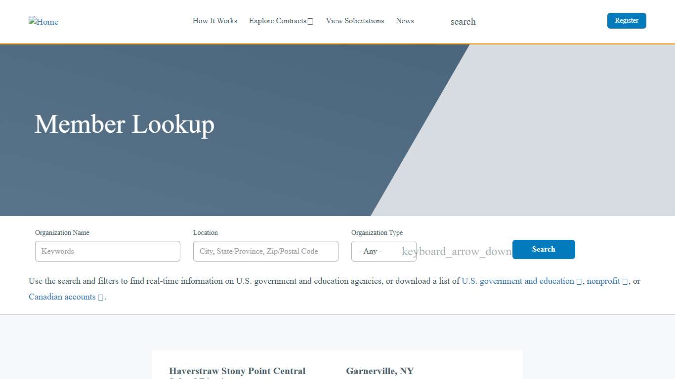 Sourcewell Member ID Lookup: Search by Name & Location Sourcewell